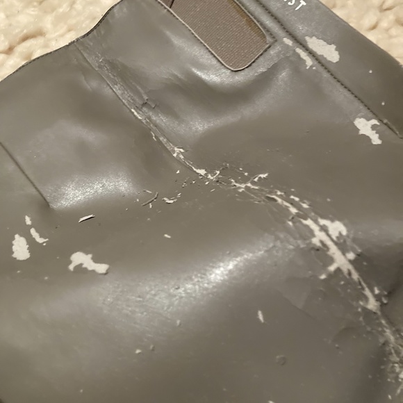 Nine West Suede Taupe High Heel 19" boot - Picture 8 of 9